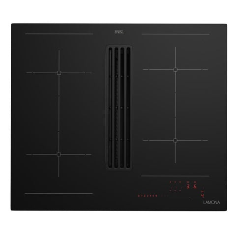 LAM9501 Lamona Black Combi Induction Hob and Integrated Extractor 52cm
