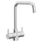 Rienza Polished Chrome Right Angled Mixer Kitchen Tap TAP3546