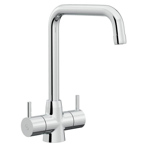 Rienza Polished Chrome Right Angled Mixer Kitchen Tap TAP3546