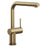 Sennen Brushed Aged Brass Right Angled Mixer Kitchen Tap TAP3462