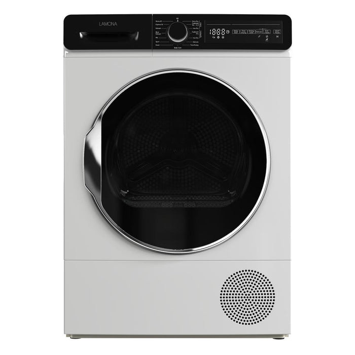 Lamona FLM8803 Freestanding 9kg White Heat Pump Tumble Dryer