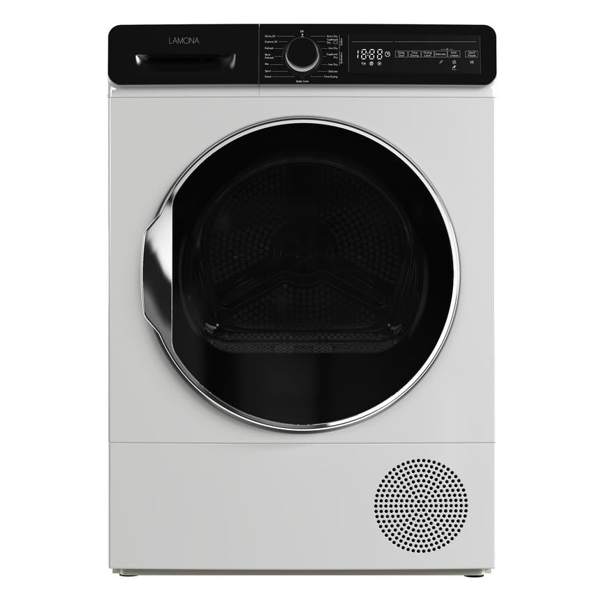 Lamona FLM8803 Freestanding 9kg White Heat Pump Tumble Dryer