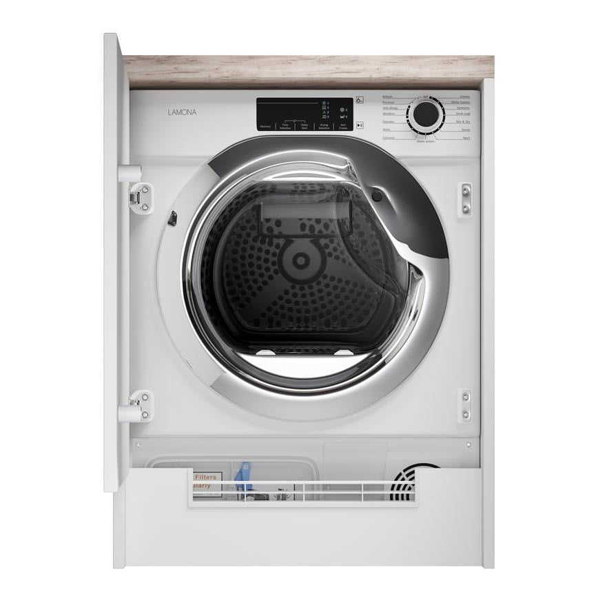 Lamona LAM8880 Integrated 6kg White Heat Pump Tumble Dryer