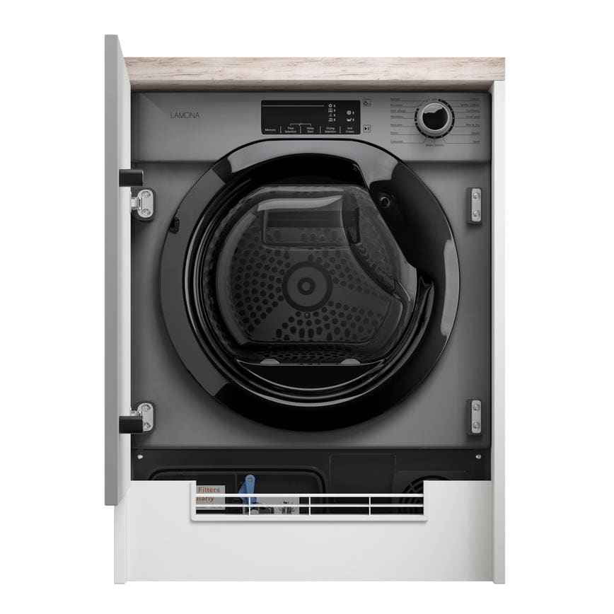 Lamona LAM8881 Integrated 6kg Graphite Heat Pump Tumble Dryer