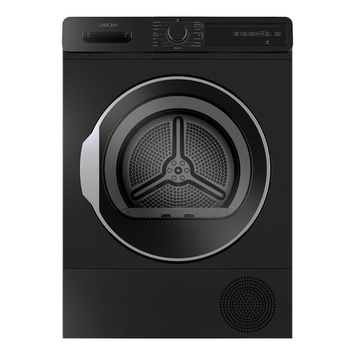 Lamona FLM8802 Freestanding 9kg Black Heat Pump Tumble Dryer