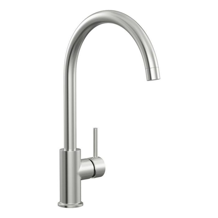 Lynstone Brushed Nickel Swan Neck Mixer Kitchen Tap TAP3431