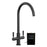 Pronteau Kynance Matt Black Swan Neck 3 in 1 Instant Hot Water Kitchen Tap TAP6082