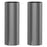 Pronteau Kynance brushed nickel knurled kitchen tap handles, pack of two