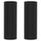 Pronteau Kynance matt black knurled kitchen tap handles, pack of two
