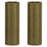 Pronteau Kynance brushed aged brass ribbed kitchen tap handles, pack of two