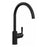 Garda Matt Black Swan Neck Single Lever Mixer Kitchen Tap