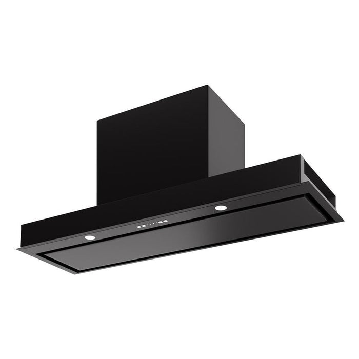 Lamona LAM2380 90cm black integrated canopy cooker hood
