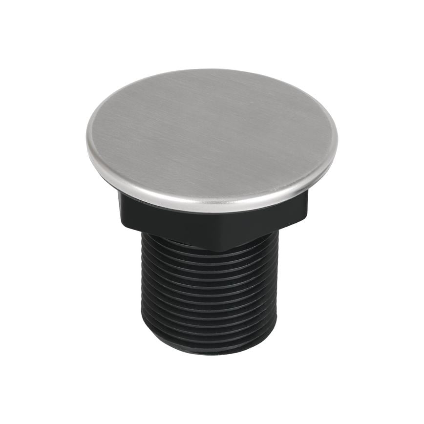 40mm x 40mm brushed stainless steel tap hole cover