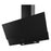 Lamona LAM2710 90cm black angled chimney cooker hood