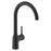 Nobili Mania Matt Black Swan Neck Mixer Kitchen Tap