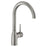 Nobili Mania Brushed Nickel Swan Neck Mixer Kitchen Tap