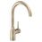 Nobili Mania Brushed Brass Swan Neck Mixer Kitchen Tap