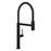Blackwater Professional Matt Black Swan Neck Pull Out Kitchen Tap TAP6071