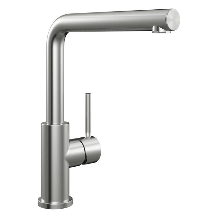 Franke Glenda Satin Stainless Steel Right Angled Mixer Kitchen Tap TAP8210