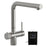 Pronteau Kynance Brushed Nickel Right Angled 3 in 1 Instant Hot Water Kitchen Tap TAP6099