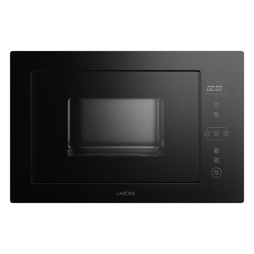 Lamona LAM7302 38cm black built in microwave with grill