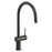 Porlock Brushed Gunmetal Swan Neck Pull Out Kitchen Tap
