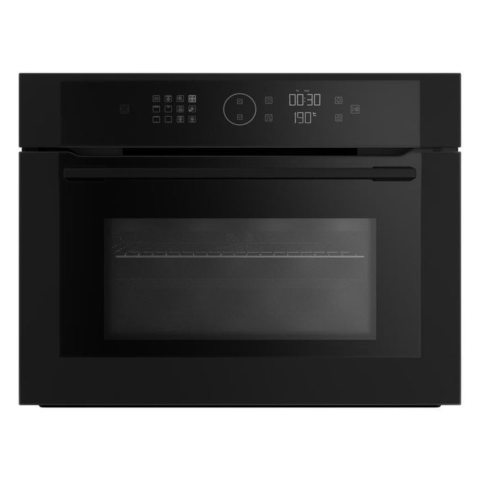 Lamona LAM7052 built in 45cm black compact combination oven with microwave