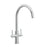 Radstone Polished Chrome Swan Neck Dual Lever Mixer Kitchen Tap TAP3475