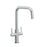 Radstone Polished Chrome Right Angled Dual Lever Mixer Kitchen Tap TAP3478