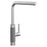 Franke Tessuto Brushed Decor Steel Right Angled Mixer Kitchen Tap TAP8206