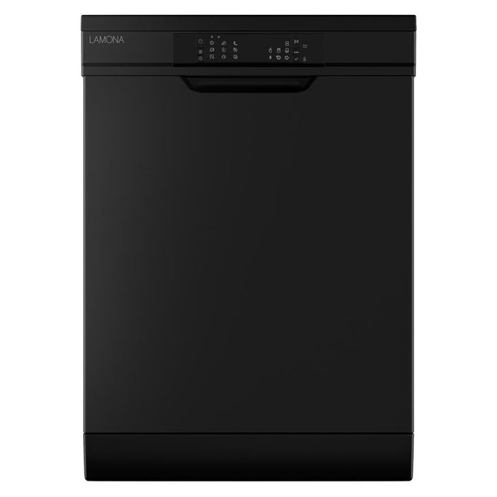 Lamona FLM8600 Freestanding Full Size Black Dishwasher