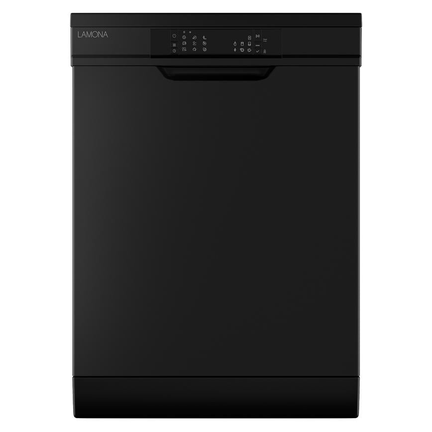 Lamona FLM8600 Freestanding Full Size Black Dishwasher