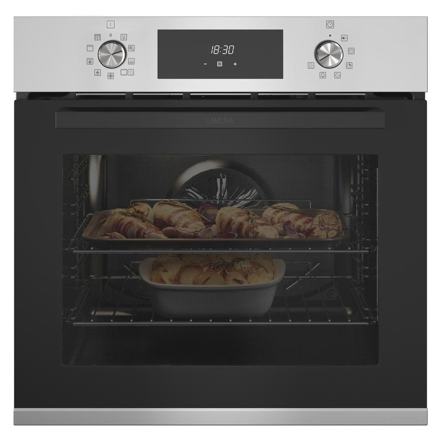 Lamona LAM3713 Built In Stainless Steel Single Multifunction Oven
