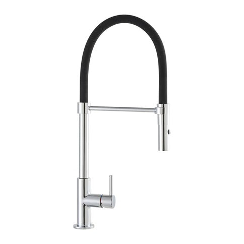 TAP9160 Lamona Calcinara Polished Chrome and Black Mixer Tap