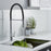 TAP9160 Lamona Calcinara Polished Chrome and Black Mixer Tap