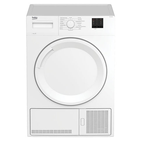 FBQ8805 Beko DTKCE70021W Freestanding 7Kg White Condenser Tumble Dryer
