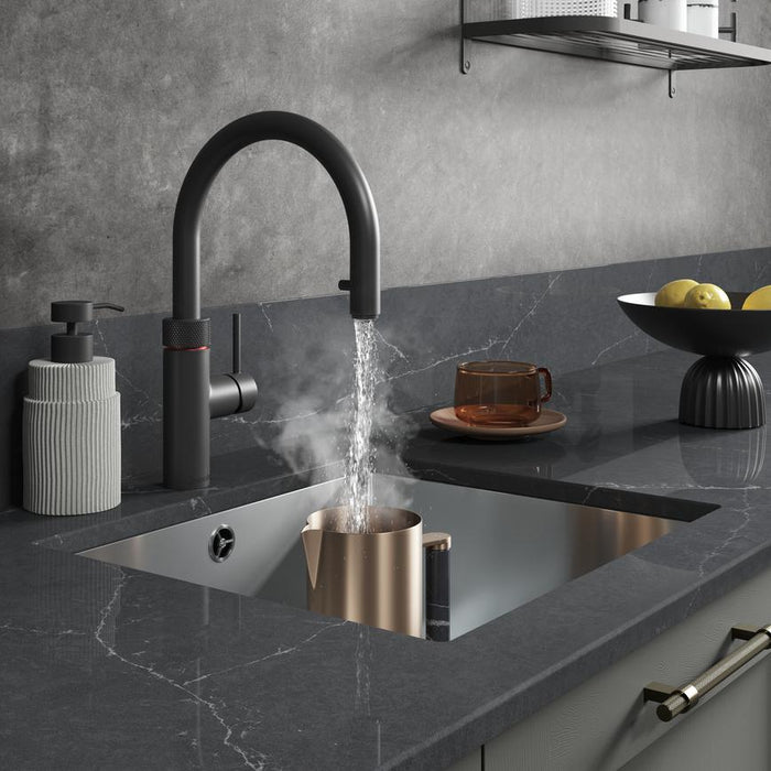 Quooker Flex Black 3 in 1 Boiling Water Tap