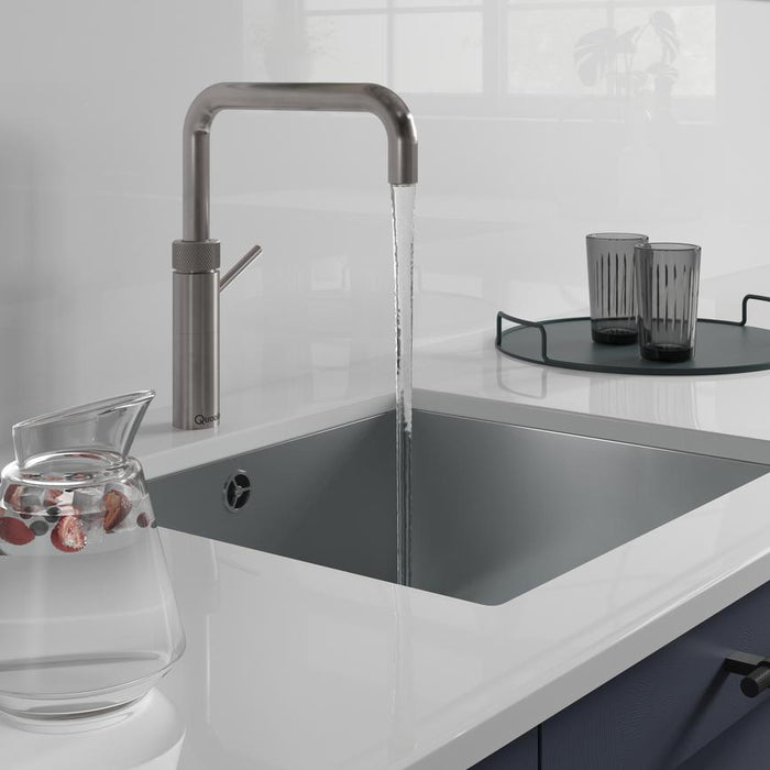 Quooker Fusion Square Stainless Steel 4 in 1 Boiling Water Tap