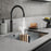 Quooker Fusion Round Black 5 in 1 Boiling Water Tap