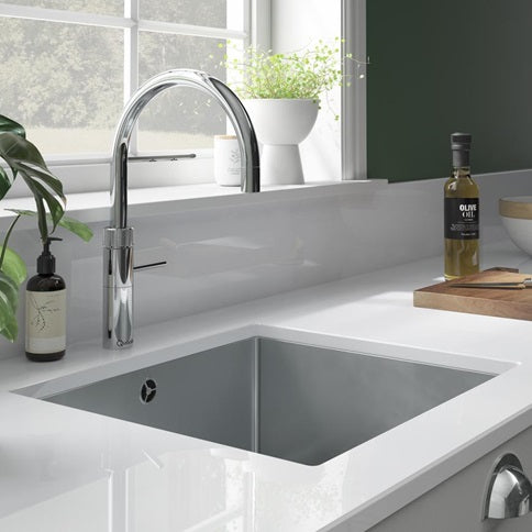 Quooker 3FRCHR Fusion Round Polished Chrome 3 in 1 Boiling Water Tap