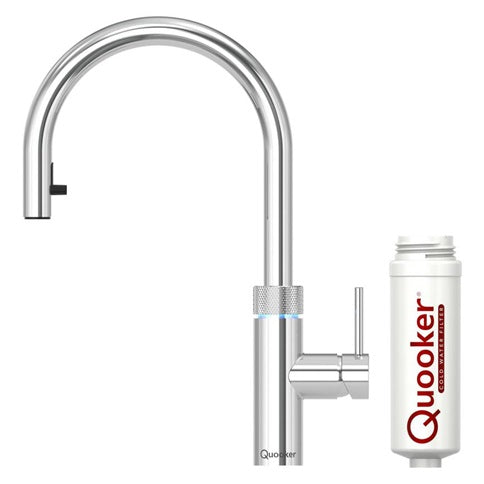Quooker Flex Chrome 4 in 1 Boiling Water Tap