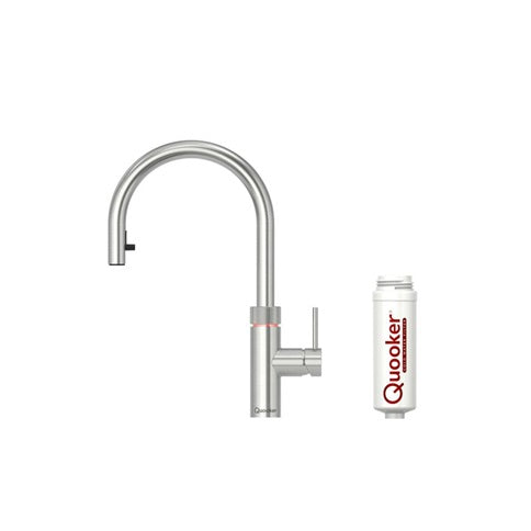 Quooker Flex Stainless Steel 4 in 1 Boiling Water Tap