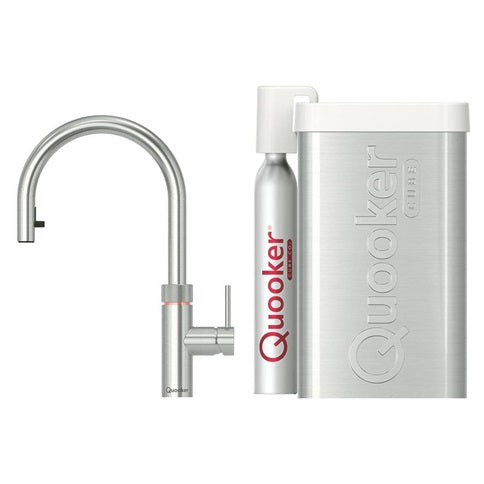 Quooker Flex Stainless Steel 5 in 1 Boiling Water Tap