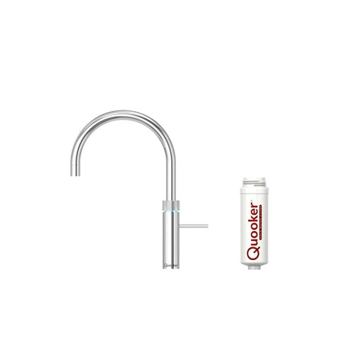 Quooker Fusion Round Chrome 4 in 1 Boiling Water Tap