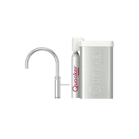 Quooker Fusion Round Chrome 5 in 1 Boiling Water Tap
