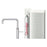 Quooker Fusion Square Stainless Steel 5 in 1 Boiling Water Tap