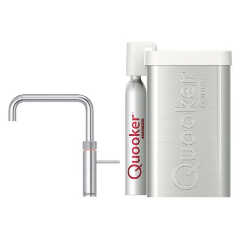 Quooker Fusion Square Stainless Steel 5 in 1 Boiling Water Tap