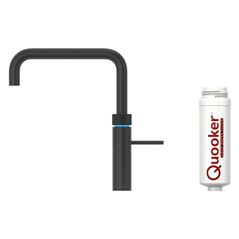 Quooker Fusion Square Black 4 in 1 Boiling Water Tap