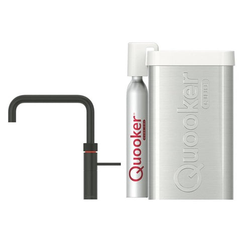 Quooker Fusion Square Black 5 in 1 Boiling Water Tap