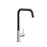 TAP8301 Lamona Breggia Matt Black and Chrome Right Angled Swivel Mixer Tap